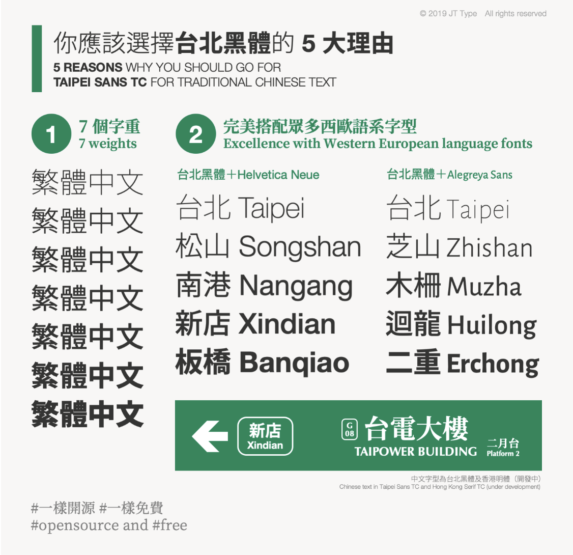 台北黑体