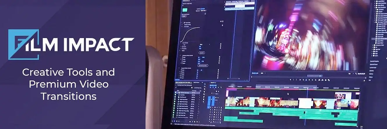 PR转场插件-FilmImpact 62种流行转场效果一站式实现