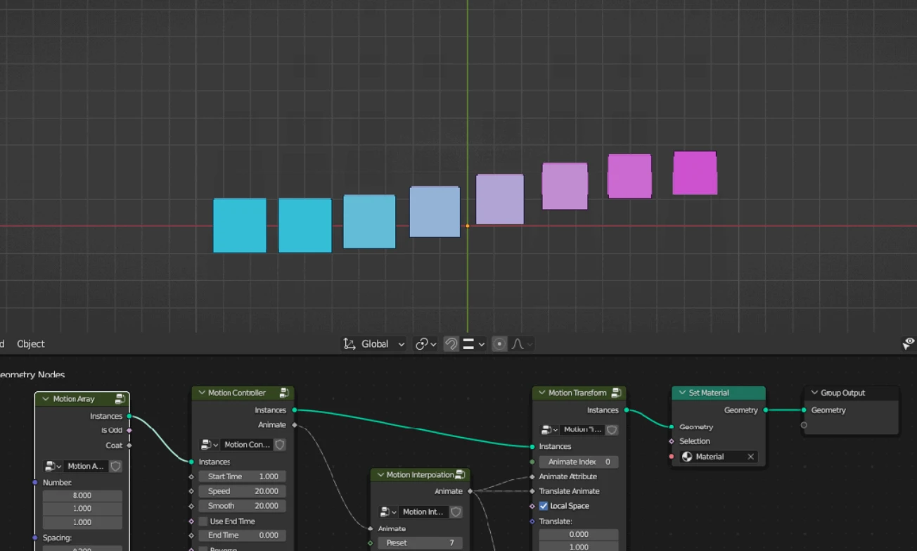 Blender插件一键生成MG动画Motion Animate V0.5