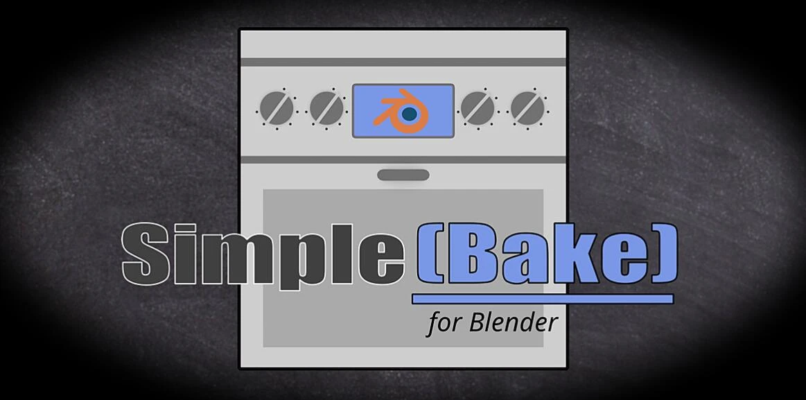 Blender插件 烘焙PBR材质纹理贴图 SimpleBake 3.3.1