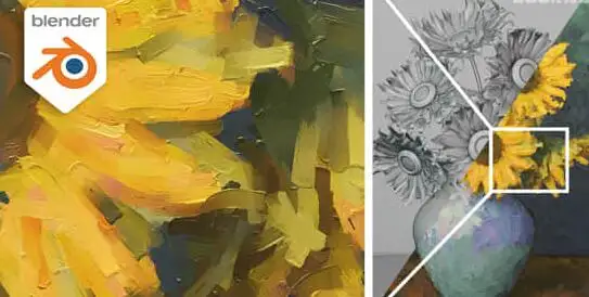 Blender预设 数字艺术实时油画绘制滤镜 Live Paint Filter v1.2