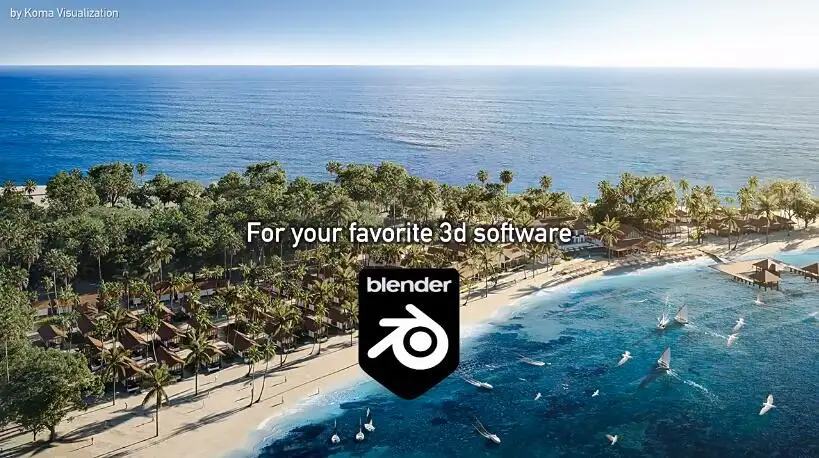 Blender插件 三维花草植物自然景观生成器 Geo-Scatter 5.4.0