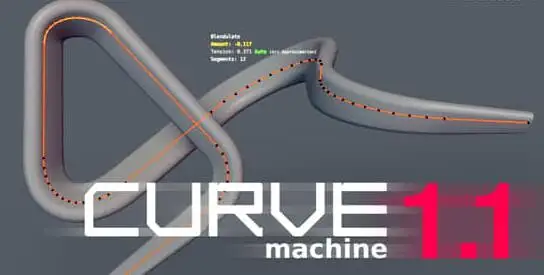 CURVEmachine 1.1 – Blender插件拐角曲线节点编辑器
