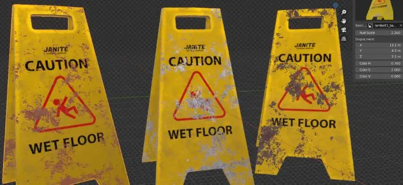 Blender材质插件Rust-快速添加锈蚀涂料效果 Rust Blender Addon V1.0