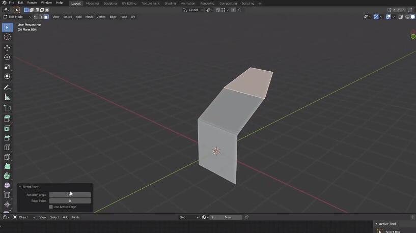 Blender面旋转移动插件Bend Face V4.7.1
