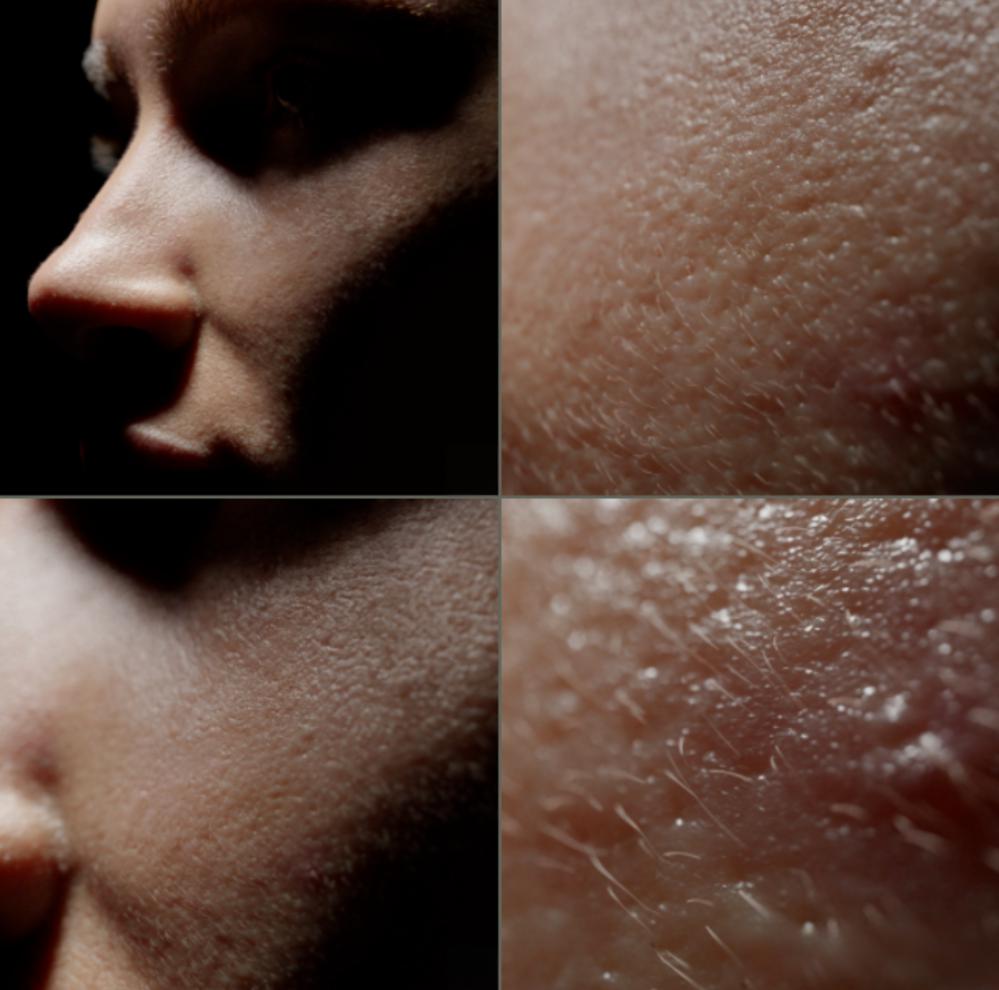 Blender高精度面部皮肤纹理和皱纹贴图！