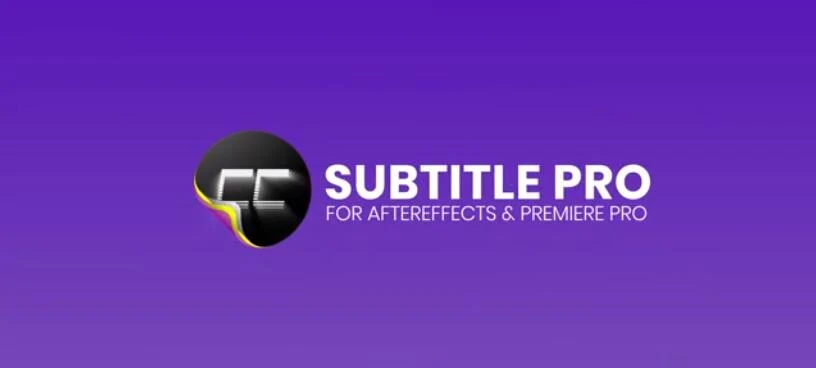 AE/PR脚本 创建编辑导入导出专业字幕 Subtitle Pro +使用教程