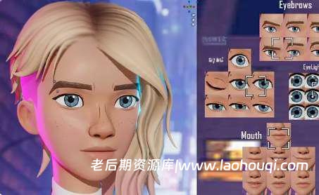 人物表情形态键控制绑定Blender插件-Shape Key Selector V1.0.20+使用教程