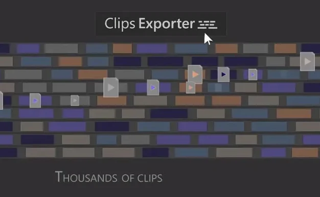 PR脚本 将时间线多个素材批量导出单个视频 Clips Exporter +使用教程