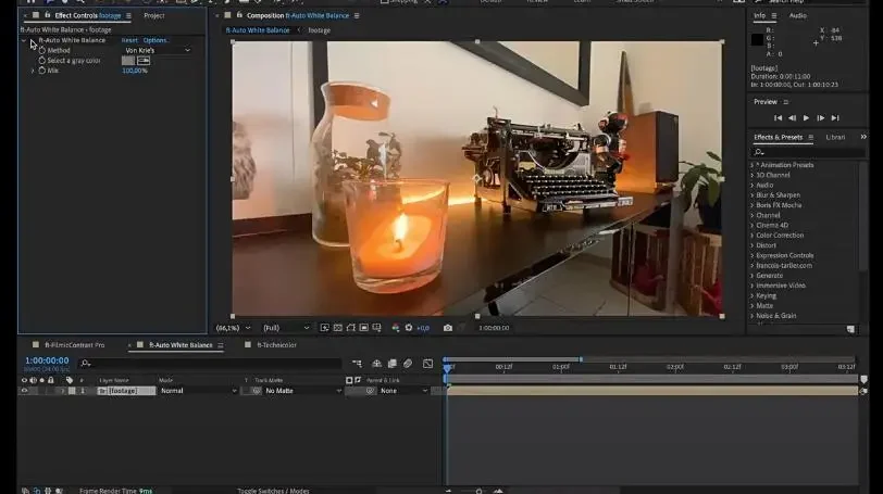ft-Filmic Contrast Bundle – AE/PR一键式电影色彩分级插件