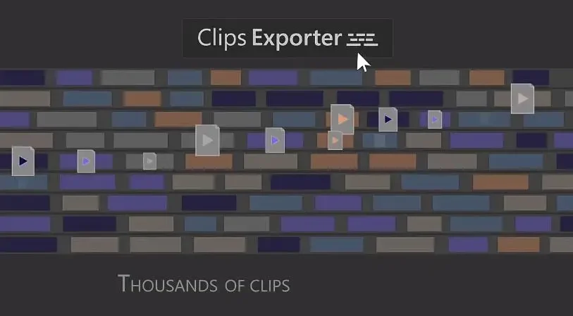 PR脚本 将时间线多个素材批量导出单个视频 Clips Exporter +使用教程