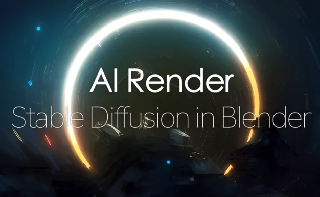 Blender插件-Ai人工智能自动渲染 Ai Render – Stable Diffusion In Blender V0.6.6