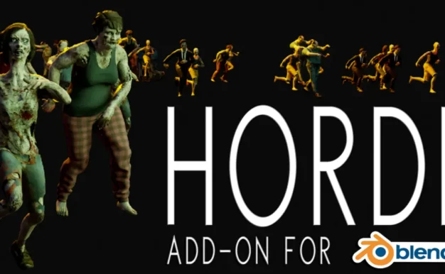 Blender插件-自定义集群人群系统生成Horde Add-On: Crowd System Tools