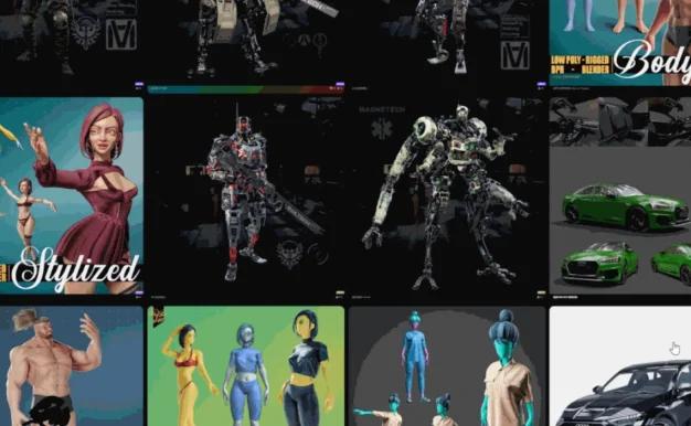 Blenderkit真的太强大！2W+免费模型 材质 HDR 随便用！