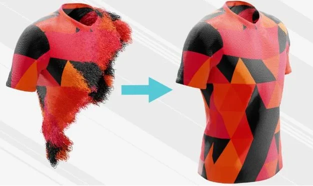 真实模拟3D布料衣服织物生长动画Blender修改器效果预设