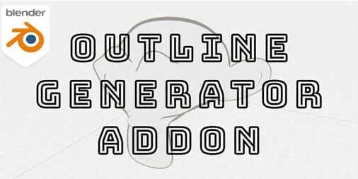 Blender插件 边框描边生成器 Outline Generator v1.0.1