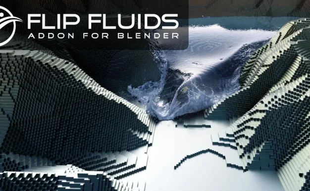 Blender插件FLIP Fluids v1.7.1制作逼真液体水花动画