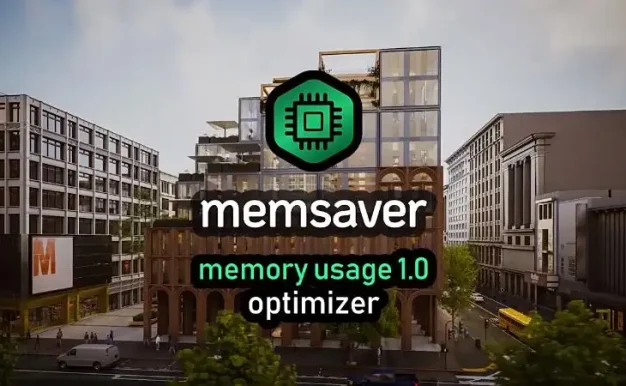 Blender插件 内存自动优化 Memsaver v1.1.0