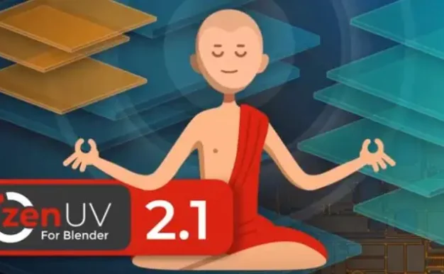 Blender插件 三维模型展UV工具 Zen Uv V4.2.1