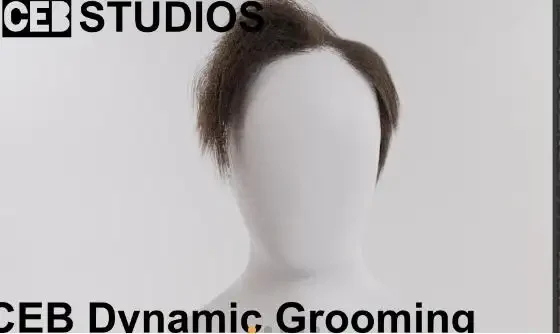 Blender插件 动态修饰粒子毛发 Dynamic Grooming 0.67