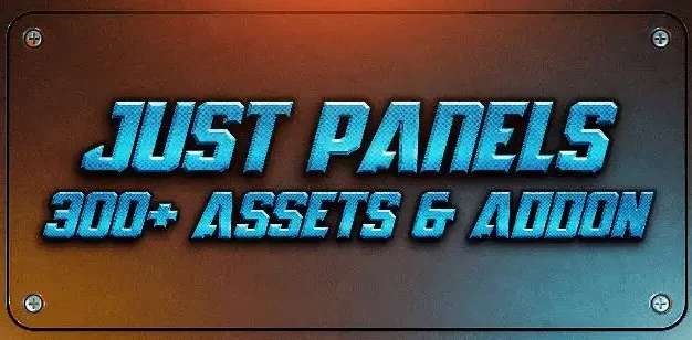 Blender插件-Just Panels V3.1.5 快速建模300种硬面预设