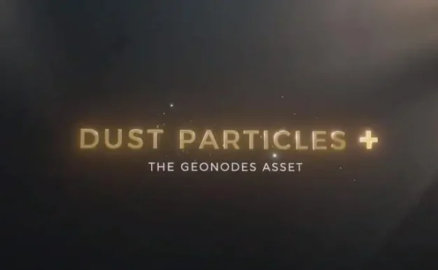 Dust Particles+ – Blender一键添加漂浮灰尘粒子插件