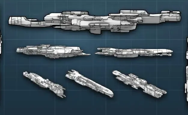 Blender宇宙飞船随机生成插件 一键制作多样飞船基础模型 Random Starship V1.5