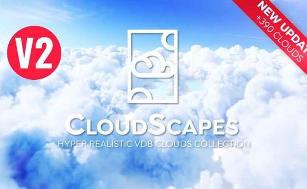 Blender真实云朵白云VDB模型预设Cloudscapes V2