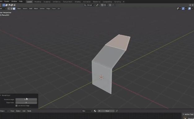 Blender面旋转移动插件Bend Face V4.7.1