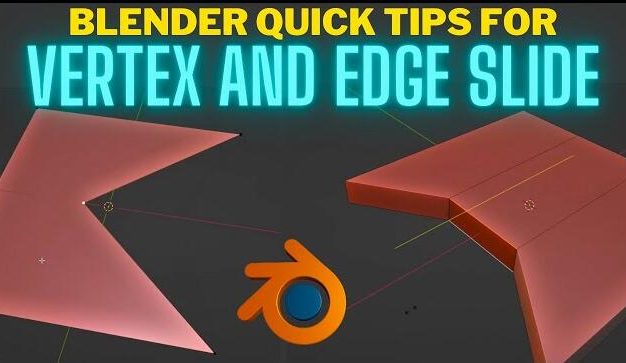 Blender拓扑边复制移动插件Slide Edge V1.50