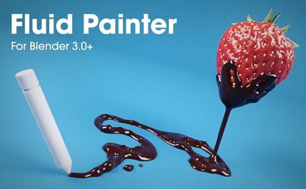 Blender流体绘制最佳插件Fluid Painter 1.2.16