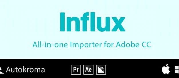 AE/PR多格式文件视频原生导入插件 Aescript Influx