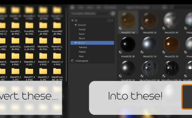 Blender插件 材质贴图工程预设标记管理 True-Assets V4.1.2