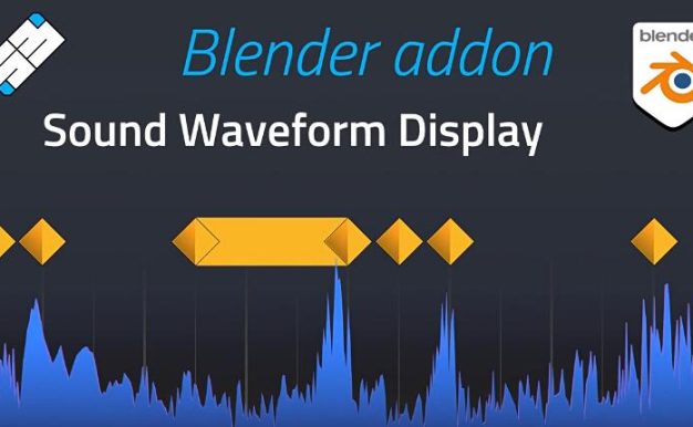Blender插件 音频可视化动画 Sound Waveform Display V0.9.2