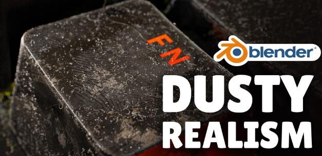 Blender预设 三维模型表面灰尘污渍资产 Dustify