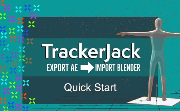 Blender插件 将AE摄像机跟踪数据导入 TrackerJack V1.0.2