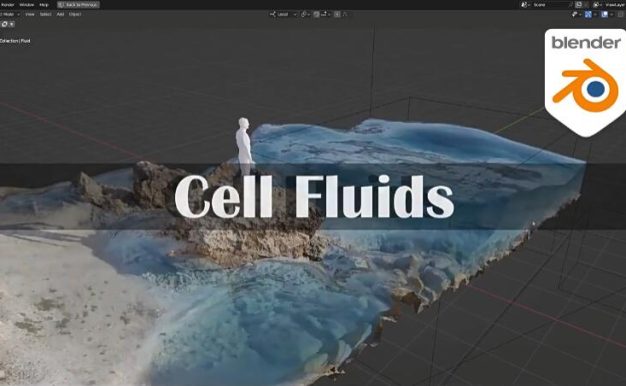 Blender插件 水流特效动画模拟 Cell Fluids V1.0.1