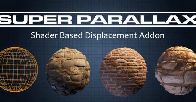 Blender插件 高级视差着色器 Super Parallax v0.3.1