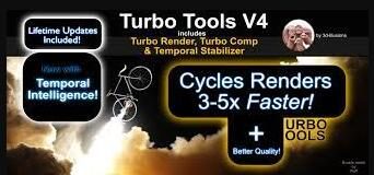 Blender插件 加快渲染速度 Turbo Tools V4.0.7