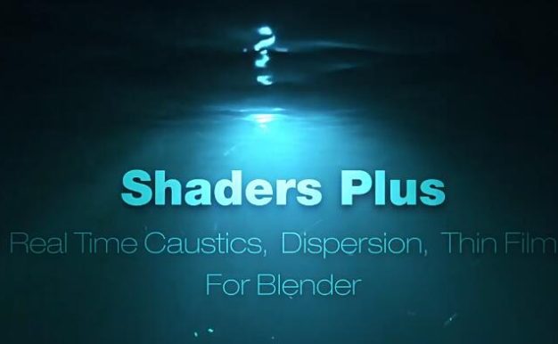 Blender插件 实时焦散薄膜色散工具 Shaders Plus V3+使用教程