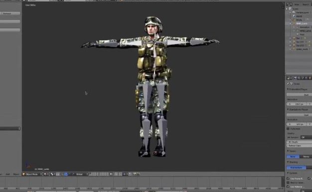 Blender插件 热扩散蒙皮工具 Voxel Heat Diffuse Skinning 3.5.0