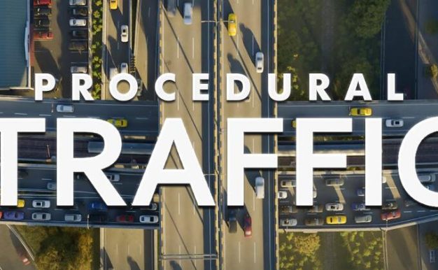 Blender预设 真实汽车交通场景动画模拟 Procedural Traffic V1.1.1