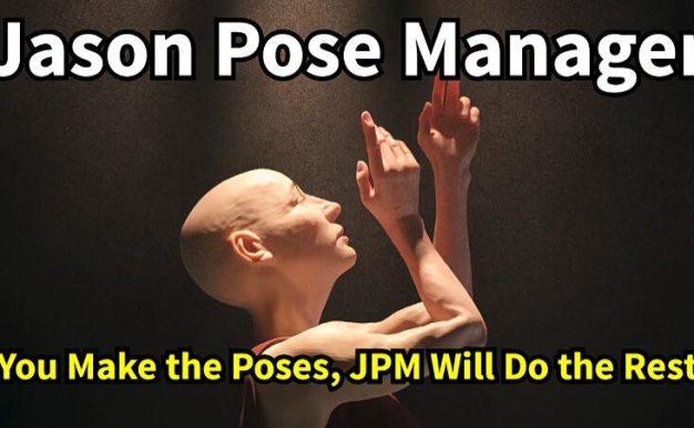 Blender插件 动作预设管理器 Jason Pose Manager Basic v1.03