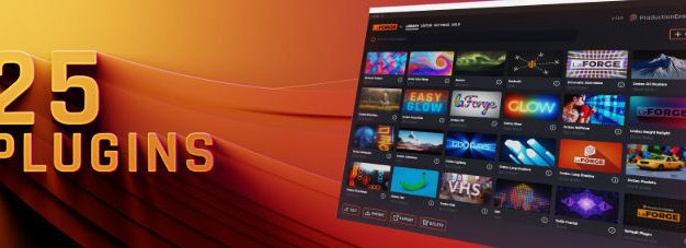 AE/PR视频故障辉光全息投影特效插件包 ProductionCrate LaForge Suite