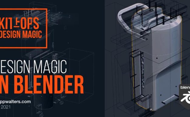 Blender插件-硬表面快速3D建模 Design Magic V1.0.2