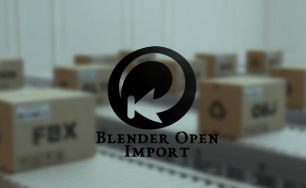 Blender插件-兼容导入多格式文件实用插件Open import V1.1.0