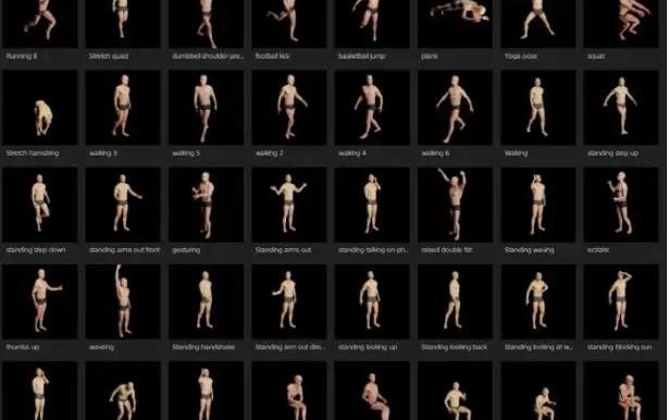 Blender插件一键生成三维逼真数字人Human Generator角色库！