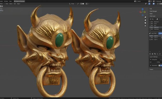 Blender插件-PBR纹理贴图法线分层绘制 Philogix PBR Painter – Lite V3.0.3