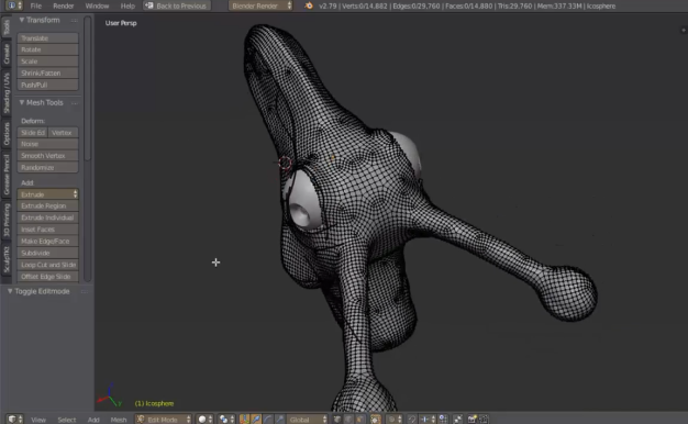 Blender插件-多边形网格划分重拓扑 Tesselator – Quadrilateral Remeshing v1.28.1
