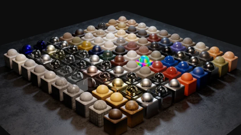 精选220多种！顶级Bledner真实材质贴图管理预设插件！